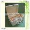 shandong 6 bottle decorative pine wooden wine boxes