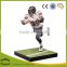 OEM cartoon football figure, Custom plastic football player figure,3d plastic custom football player action figure