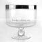 glass bowl big pressed glass bowl set