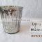 high quality electroplate glass vase for Christmas Decoration