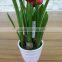 Artificial white narcissus flower bonsai