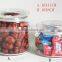 High Quality Hermetic Glass Jars With Glass Lid