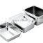 Stainless steel food plate food tray in various size