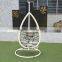 2017 New Design round rattan garden swing hanging basket