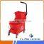 Durable Grey Wringer Bucket ,Mop Bucket With Wringer,mop Bucket With Wheels33L