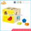 Wholesale funny wooden blocks puzzle cube interesting wooden blocks puzzle cube toy W12D001