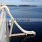 Funny and excitting Inflatable Half-Moon Slide ,Amazing inflatable Yacht Slides cheap on sale