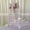 Natural Burlap Hessian Chair Sash Jute Chair Band with Lace at Middle for Rustic Wedding