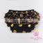 Newborn Baby Diaper Cover Pants Peach Gold polka dot Baby Bloomer