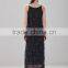 Fashion Crochet Knitting Dress Pattern Free Maxi Ladies Strapped Dress SR-D9788