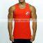 Slim Fit Tank Top Men Gym Stringer Vest Wholesale Fitness Clothing 95% Cotton 5% Spandex Muscle Bodybuilding Tank Top