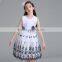 New arrival kids embroidered dress latest party wear dresses for girls#L9056