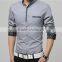 New Men's Fashion Slim Fit Shirts Long Sleeve bussiness man Dress Shirt plus size