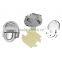 Silver Tone Bag Purse And Handbag Twist Turn Lock