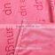 China wholesale 100 polyester letter printed pink sherpa blanket throw blanket