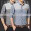 100% cotton Men's casual shirt man big size dress shirt