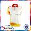 Accept small order sublimated golf shirt, wholesale yellow adult golf wear