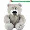 Best made fat plush teddy bear skins toys wholesale/custom teddy bear with tie