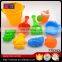 Meijin cheap plastic colorful sand beach toys set for wholesale