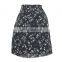 Floral Print Cotton Embroidery Pleated Skirt Old Women Skirt Guangzhou Clothing