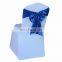 2015 Wedding Decoration Dark Blue Wed Satin Chair Sash
