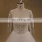 Fantastic Scoop Neck Illusion Bodice Lace Beaded Long Sleeves Shiny Ball Gown Wedding Dress Chapel Train