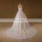 Shiny Sweet Heart Neckline Lace Beaded A-Line Wedding Dress Long Tail