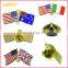 Custom American and Australia Friendship Crossed Flag Lapel Pin Badge