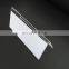 V shape double sides transparent desktop acrylic display stand for meeting