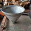 Stainless steel conical cone tank cover with dished conical head