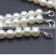 42cm length 10mm removable Fashion Garment Pearl Chain Pearl Beaded Chain for bags boots