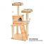 Cat Tree, Wooden Modern Cat Tower Cat Furniture with Removable and Washable Mats for Kittens