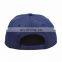 Cotton 7 panel hat custom,Blue 7 panel snapback cap,Woven Label 7 panel snapback hat