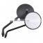 Adjustable Oversized 4 inch Black motorcycle Round side Rearview Mirror For KTM Honda Kawasaki Suzuki BMW TRIUMPH