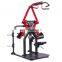 Gym fitness equipment free weight plate loaded strength training sports machine for lat pull down