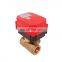 Factory Supply 2 Way   Motorized Stainless Steel Electric water Ball Valve