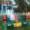 Большая надувная водная горка Houston Tiki Falls с бассейном