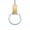 Nordic Indoor Lighting Modern Acrylic Round Ring LED Metal Light Pendant Lamp