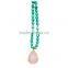 New Fashion Nature stone tassel necklace DIY fashion teen girls necklace