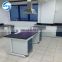Chemical Laboratory Furniture Wall Workbench with Full-steel Cabinet Ceramic Table and C Frame Structure