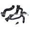 For BMW E60 525i 525xi 528i Upper+Lower Radiator Coolant Hose W/Temp Sensor 3Pcs
