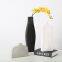 Flat Black And White Stripes Simple Art Style Ceramic Vase, Creative Design Home Decoration