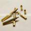 Copper Brass Precision Micro CNC Turning Parts, CNC Turned shaft pin copper parts