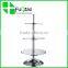 Tableware Dinnerware food grade two tiers stainless steel vegetable fruit display cake stand