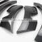Universal carbon fiber Car Wheel Eyebrow Arch Trim Lips  Mud Flaps Splash Guard Mudguard Car Exterior Parts for tesla model y
