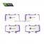 Ceramic front car auto brake pad D976 for Toyota Prado