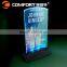 cheep led lighted outdoor plastic bar drink menu holder
