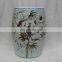 Chinese Beautiful Flower and Bird Glazed Ceramic Garden Stools For Retail or Wholesale