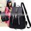 Girls Nylon Zipper Lock, Design Black Femme Mochila Female School Bags Backpack For Women/