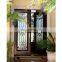 wrought iron security screen door